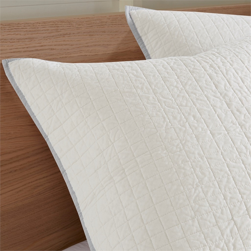 Urban Habitat Brooklyn Cotton Jacquard Comforter Set in Grey