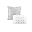 Urban Habitat Brooklyn Cotton Jacquard Comforter Set in Grey