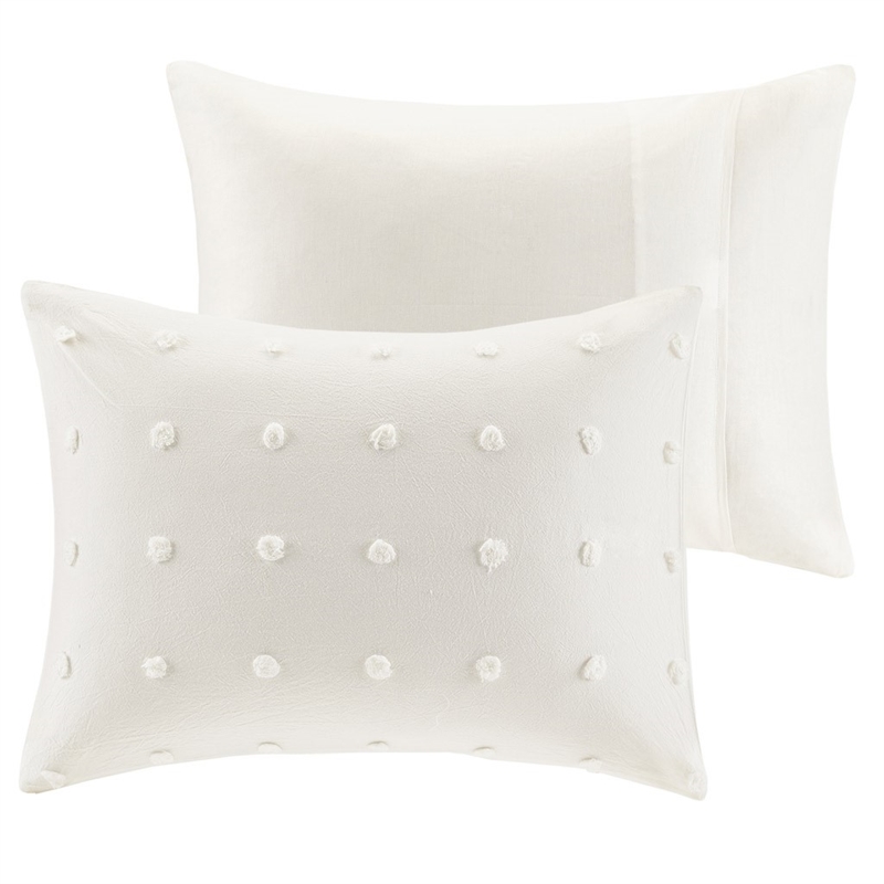 Urban Habitat Brooklyn Cotton Jacquard Comforter Set in Ivory