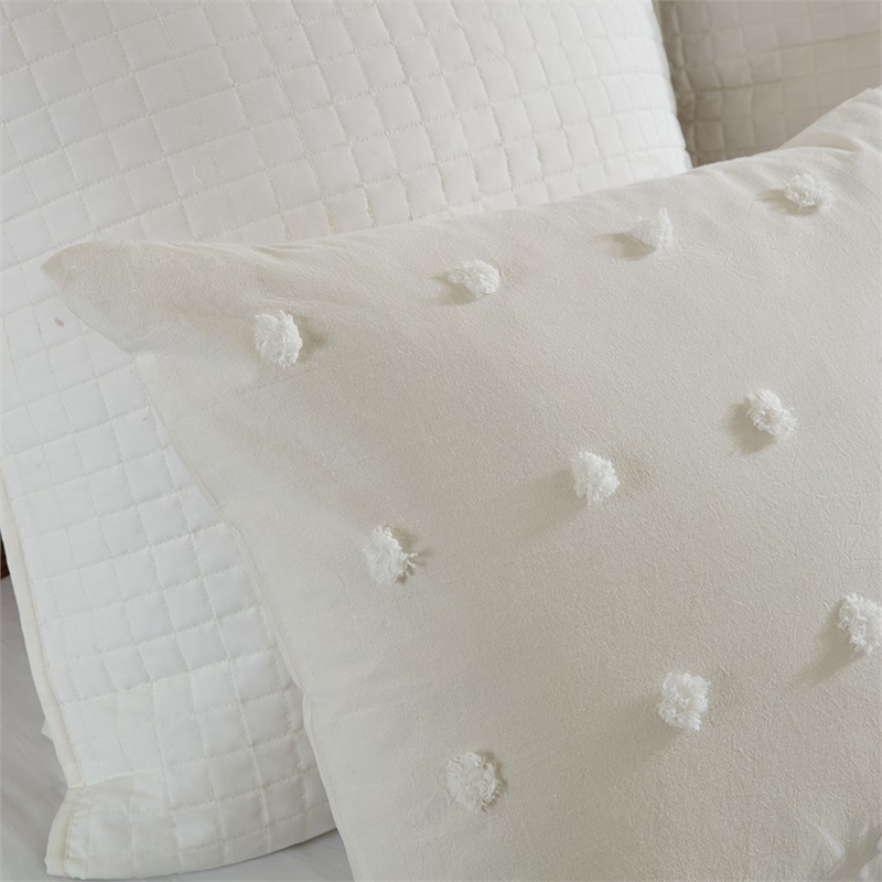 Urban Habitat Brooklyn Cotton Jacquard Comforter Set in Ivory