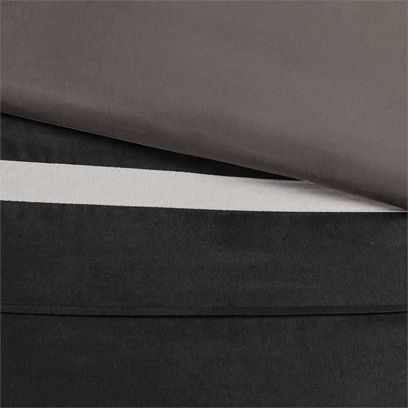 Madison Park Palmer 7 Piece Comforter Set in Black