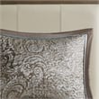 Madison Park Aubrey 5 Piece Reversible Jacquard Bedspread Set in Blue/Brown