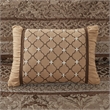 Madison Park Bellagio 5 Piece Reversible Jacquard Bedspread Set in Brown/Gold