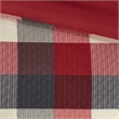 Madison Park Ridge 7 Piece Herringbone Comforter Set in Red