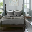 Madison Park Signature Serene 3 Piece Hand Quilted Cotton Quilt Set in Grey