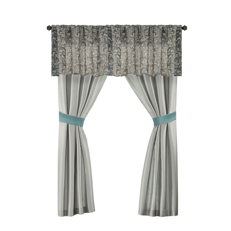 Madison Park Essentials Brystol 24 Piece Room in a Bag in Teal