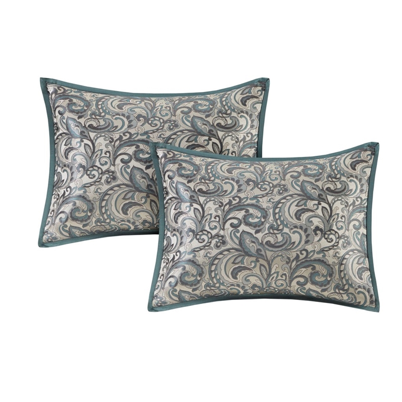 Madison Park Essentials Brystol 24 Piece Room in a Bag in Teal
