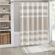 Madison Park Spa Cotton Reversible Bath Rug in Taupe
