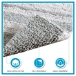 Madison Park Spa Cotton Reversible Bath Rug in Taupe