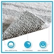 Madison Park Spa Cotton Reversible Bath Rug in Taupe