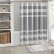 Madison Park Spa Cotton Reversible Bath Rug in Grey