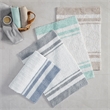 Madison Park Spa Cotton Reversible Bath Rug in Grey