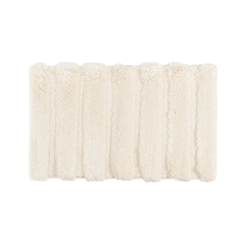 Madison Park Tufted Pearl Channel Rug in Wheat