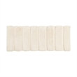 Madison Park Tufted Pearl Channel Rug in Wheat