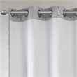 Intelligent Design Raina Total Blackout Metallic Print Grommet Top Curtain Panel