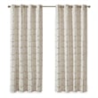 Intelligent Design Raina Total Blackout Metallic Print Grommet Top Curtain Panel