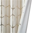 Intelligent Design Raina Total Blackout Metallic Print Grommet Top Curtain Panel