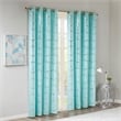 Intelligent Design Raina Total Blackout Metallic Print Grommet Top Curtain Panel