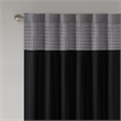 Madison Park Amherst Polyoni Pintuck Window Panel in Black