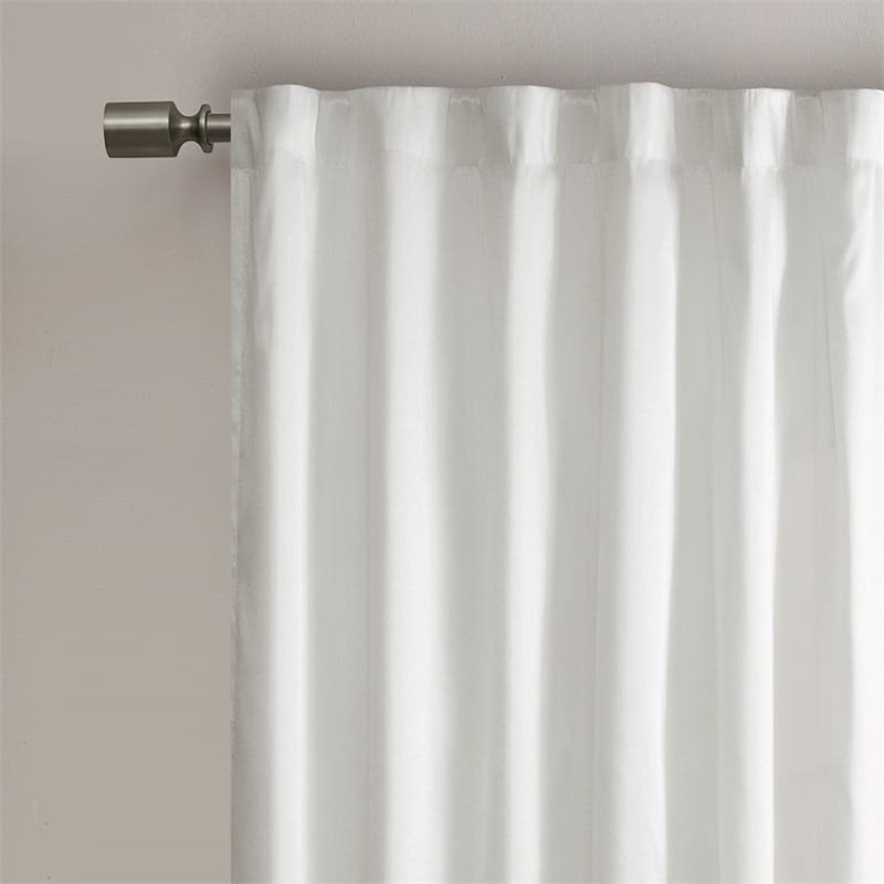 Madison Park Andora Window Curtain in White
