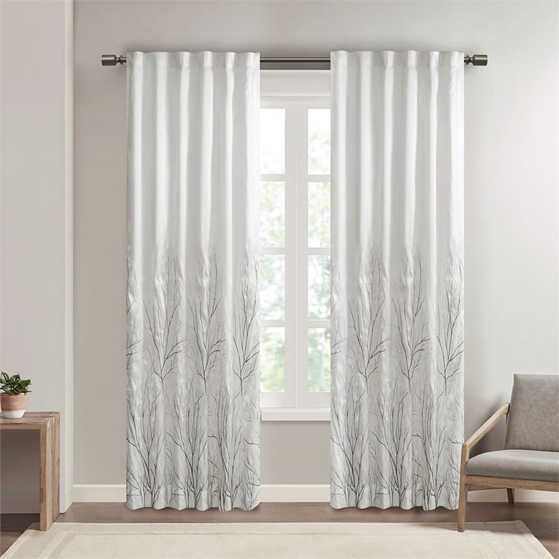 Madison Park Andora Window Curtain in White