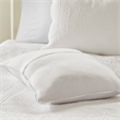 Madison Park Tuscany 3 Piece Reversible Scalloped Edge Quilt Set in White