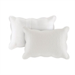 Madison Park Tuscany 3 Piece Reversible Scalloped Edge Quilt Set in White