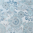 Madison Park Isla Printed Cotton Shower Curtain in Blue