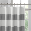 Madison Park Spa Waffle Shower Curtain with 3M Treatment in Grey