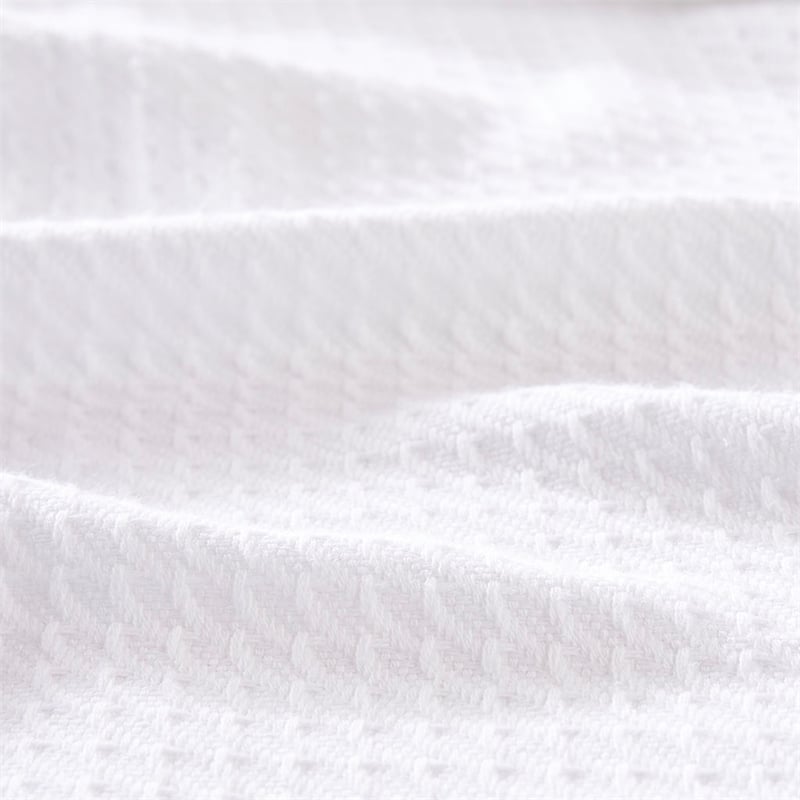 Madison Park Egyptian Cotton Blanket in White