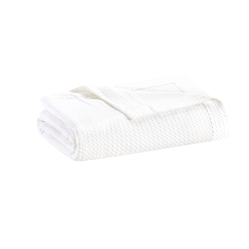 Madison Park Egyptian Cotton Blanket in White