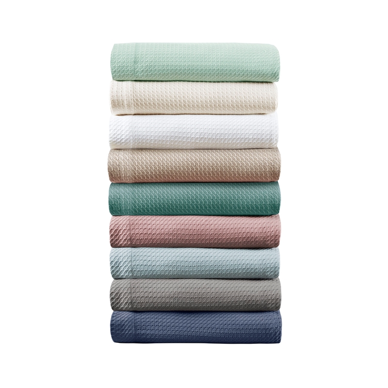 Madison Park Egyptian Cotton Blanket in White