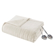 Beautyrest Heated Plush Blanket in Ivory