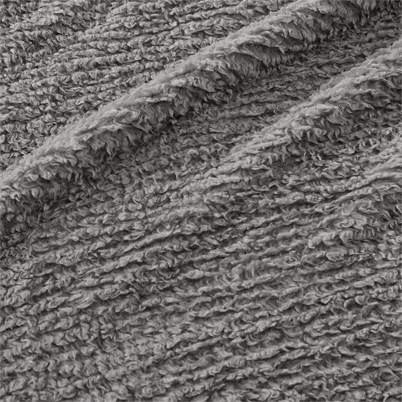 Woolrich Burlington Berber Blanket in Grey