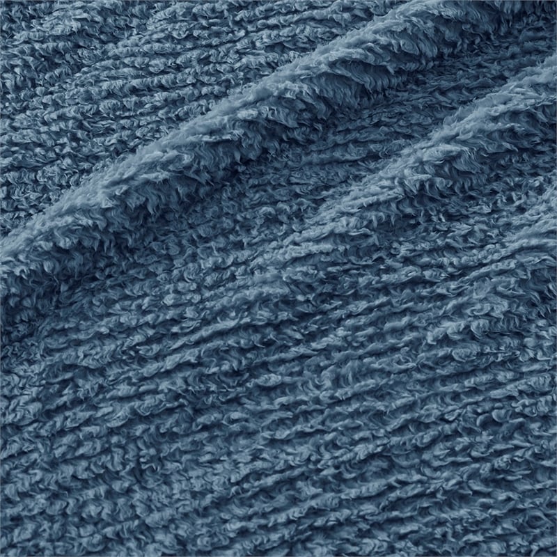Woolrich Burlington Berber Blanket in Blue