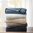 Woolrich Burlington Berber Blanket in Blue