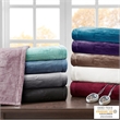 Beautyrest Heated Plush Blanket in Sapphire Blue