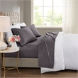 Beautyrest 600 Thread Count Cooling Cotton Blend 4 PC Sheet Set in Charcoal
