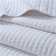 Madison Park Keaton 3 Piece Quilt Set in White