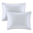 Madison Park Keaton 3 Piece Quilt Set in White