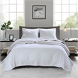 Madison Park Keaton 3 Piece Quilt Set in White