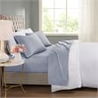 Beautyrest 600 Thread Count Cooling Cotton Blend 4 PC Sheet Set in Blue