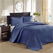 Madison Park Quebec Reversible Bedspread Set in Navy