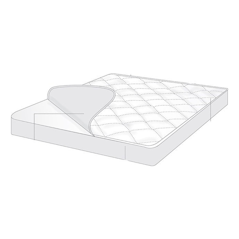 Madison Park Quiet Nights 300 Thread Count Cotton Sateen Waterproof Mattress Pad
