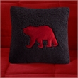 Woolrich Alton Plush to Sherpa Down Alternative Comforter Set in Red and Black