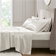 Madison Park Essentials Satin Luxury 6 PC Sheet Set in Ivory