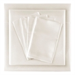 Madison Park Essentials Satin Luxury 6 PC Sheet Set in Ivory