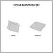 Madison Park Sabrina 3 Piece Tufted Cotton Chenille Bedspread Set
