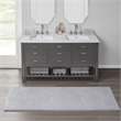 Madison Park Signature Marshmallow Bath Rug in White