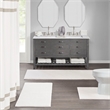 Madison Park Signature Marshmallow Bath Rug in Ivory